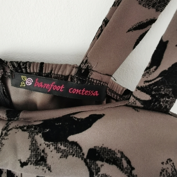 Barefoot Contessa Gothic Floral Empire Dress - Picture 4 of 4